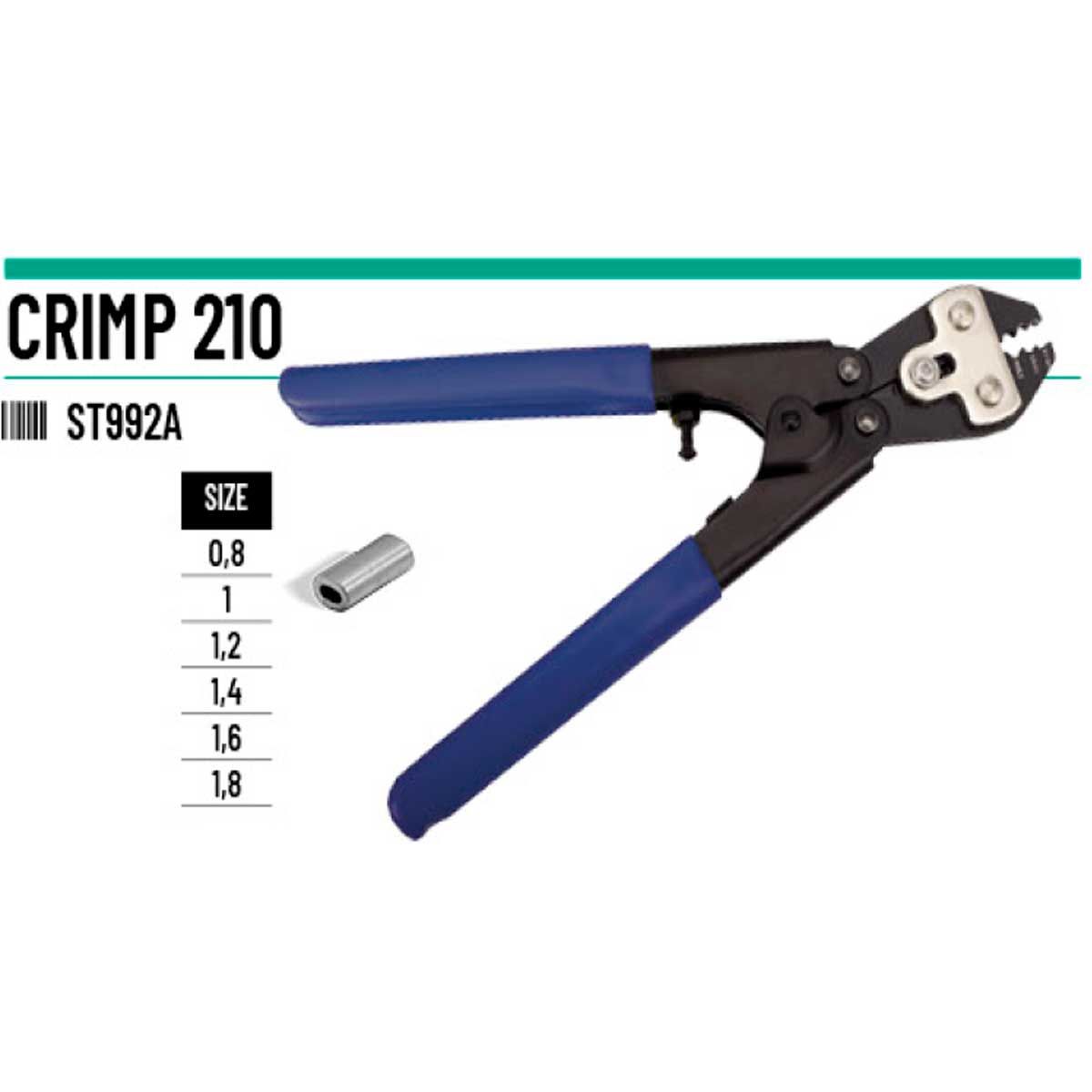 Colmic Crimp 210 Burç Sıkıştırma Pensesi