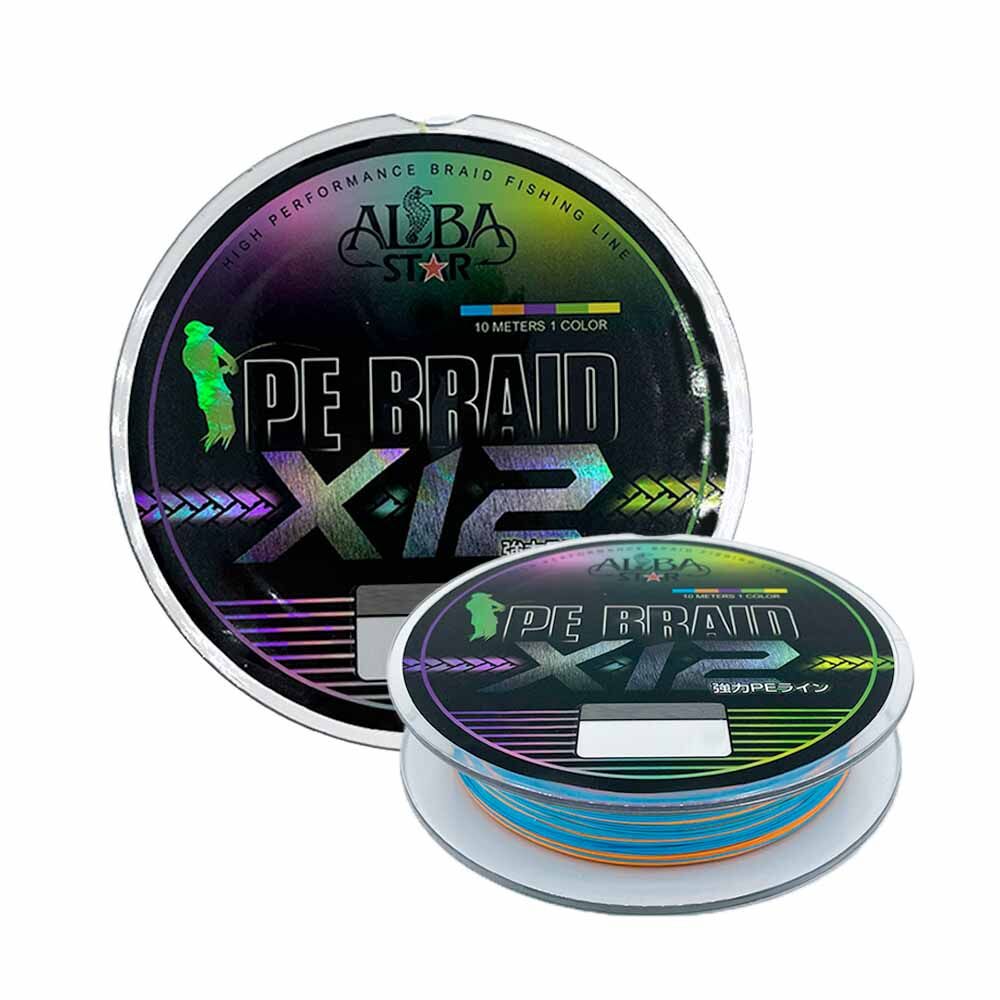 Albastar Carrier 12x Pe İp Misina MULTICOLOR - 0.26MM - 150M - 16.00KG