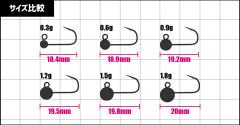 Jackson Mixture Standard Jig Head 1,5gr