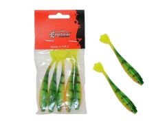 Captain 3566 Pencil Duck 9cm Levrek Silikonu 5li Paket Suni Yem 2