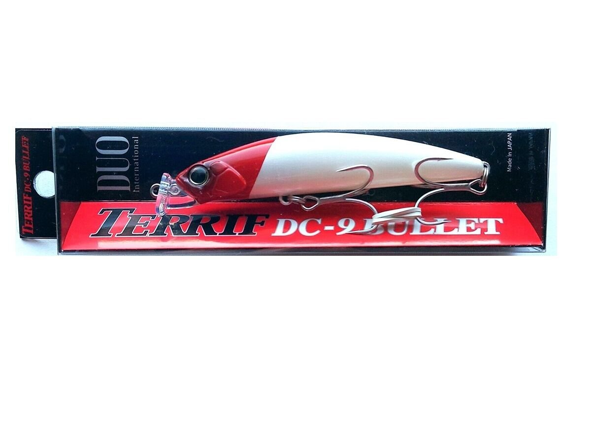 Duo Terrif DC-9 BULLET Maket Balık PEARL RED HEAD