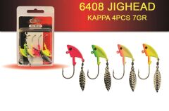 Captain Jig Head Kappa 4lü Mix Set Kaşıklı Jig Head Standart - 7 GR