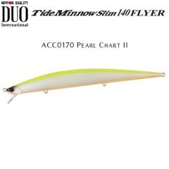 Duo Tide Minnow Slim 140 Flyer 21Gr Pearl Chart II