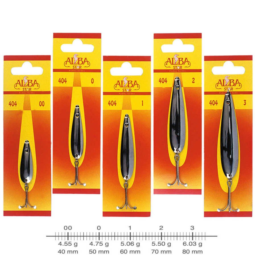 AlbaStar 404 Lüfer Olta Kaşığı DÜZ - NO:1