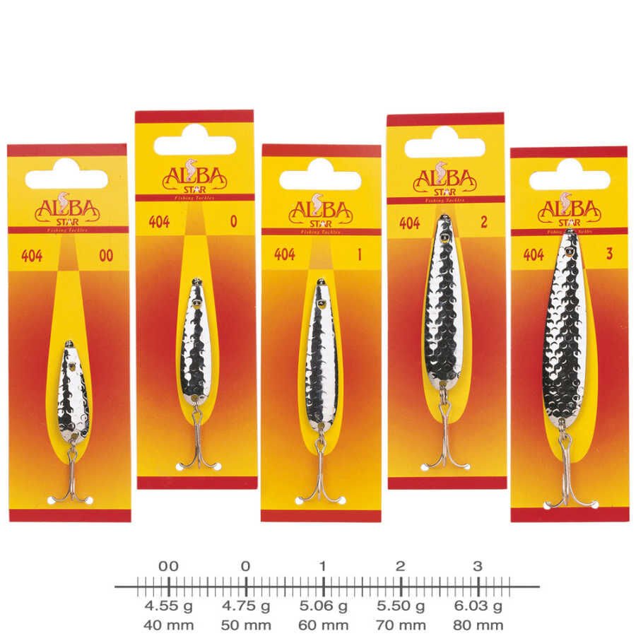 AlbaStar 404 Lüfer Olta Kaşığı DESENLİ - NO:3