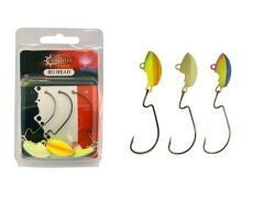 Captain Jig Head Current Offset İğneli Jig Head 3lü Mix Set Standart - 14 GR
