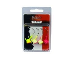 Captain Jig Head Bastet 4lü Mix Set Kesik Kafa Jig Head Standart - 10 GR