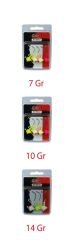 Captain Jig Head Bastet 4lü Mix Set Kesik Kafa Jig Head Standart - 10 GR