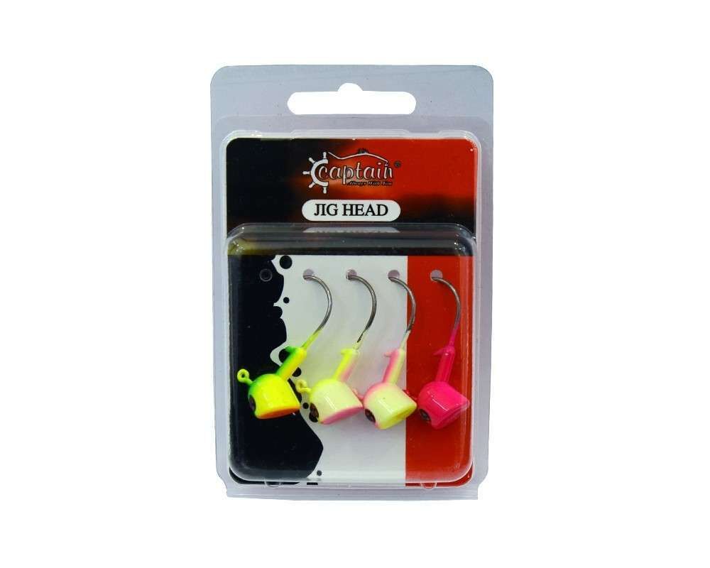 Captain Jig Head Bastet 4lü Mix Set Kesik Kafa Jig Head Standart - 14 GR