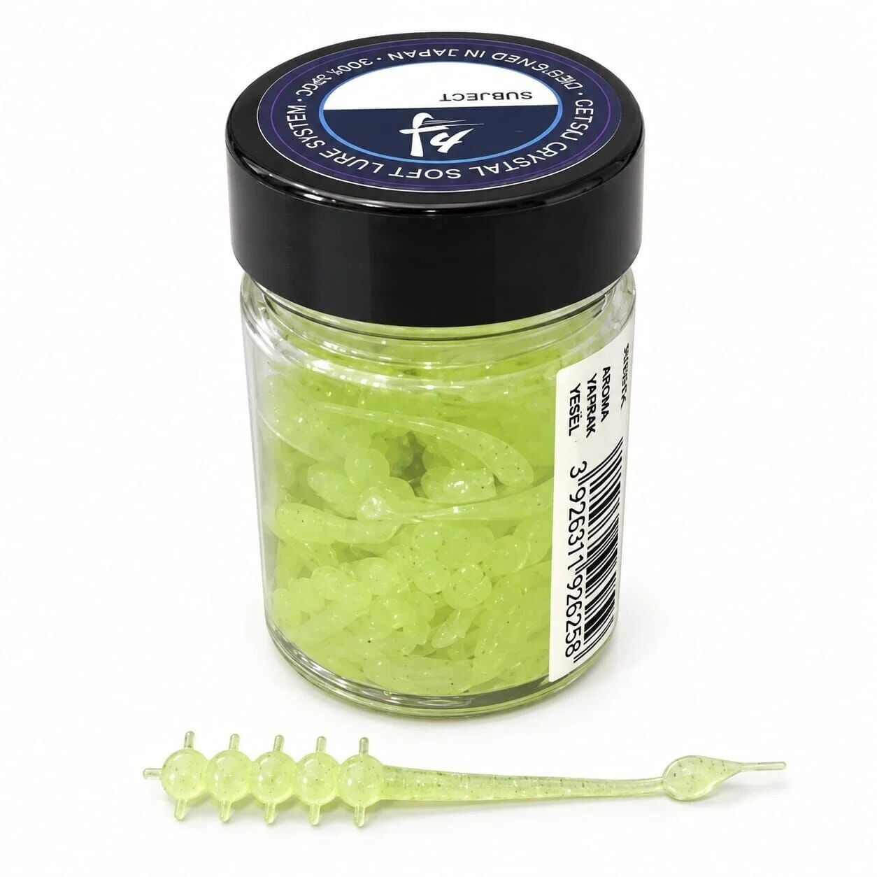 Getsu Crystal 5.2 Cm Kokulu LRF Silikonu 20'li WASABI GREEN