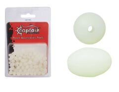 Captain  Glow Boncuk Oval Çapari ve Takım Boncuğu 100lü Paket Standart - 5 MM