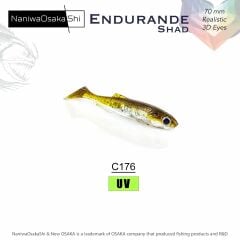 NaniwaOsakaShi Endurande Shad 7 Cm Silikon Yem