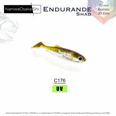NaniwaOsakaShi Endurande Shad 7 Cm Silikon Yem C050