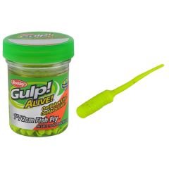 Berkley Gulp Alive Fish Fry 2cm LRF Silikonu CHARTREUSE