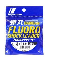 Major Craft Dangan Fluoro Shock Leader DFL-0.8/0.148mm./3Lb/2.1kg/30mt.