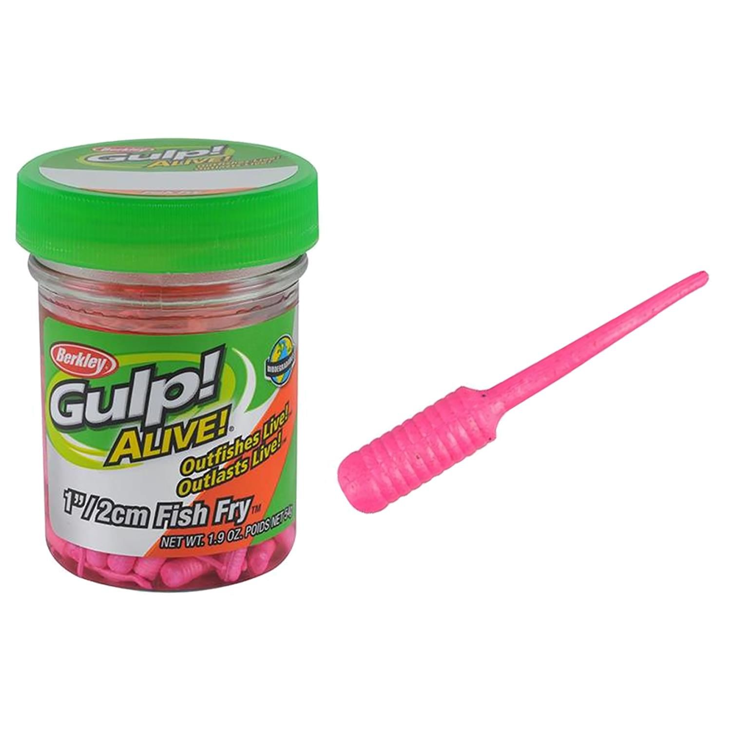 Berkley Gulp Alive Fish Fry 2cm LRF Silikonu Pink