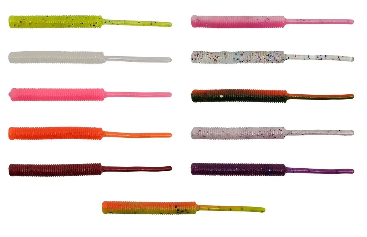 Kendo Fire Worm Lrf Silikonu 5cm 18 Adet Pink Glow
