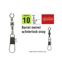 Captain 5021 Kilitli Klips 10lu Paket Black Nikel