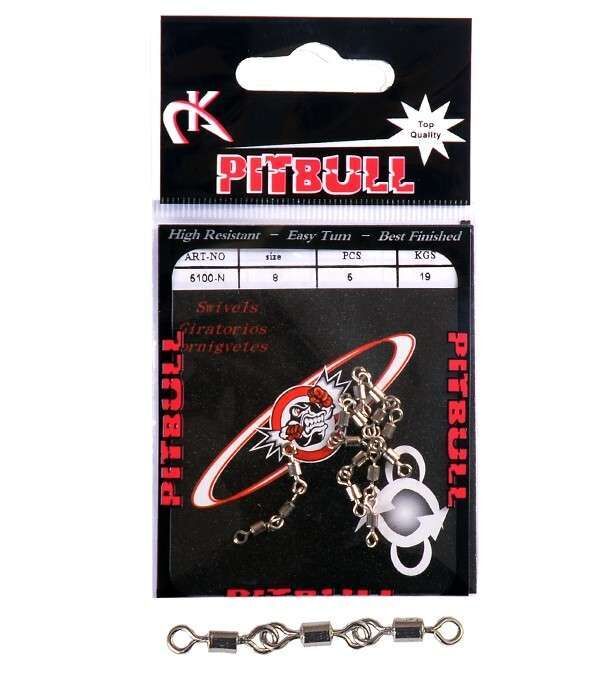 Pitbull 5100 3 Zincir Fırdöndü 5li Paket Nikel Standart - 14