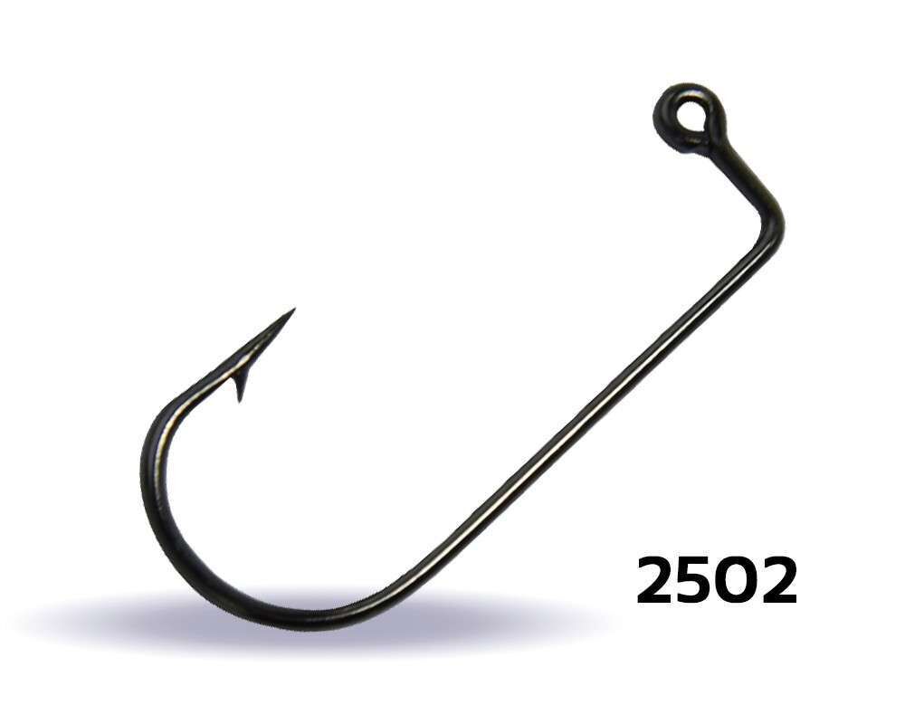 Youvella 2502 Jig Head İğnesi Delikli Uzun 100lü Kutu Black Nikel Standart - 1-0