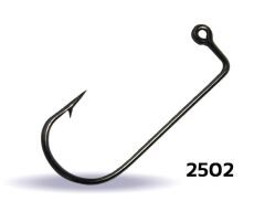 Youvella 2502 Jig Head İğnesi Delikli Uzun 100lü Kutu Black Nikel Standart - 1-0