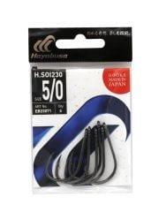 Hayabusa HSOI 230 Delikli Papağan Olta İğnesi 7'li Paket Black Nikel