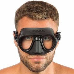 Cressi Calibro Dalış Maskesi BLACK-BLACK