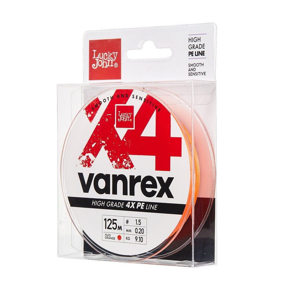 Lucky John Vanrex Pe Örgü X4 Fluo Turuncu 125M 0.08