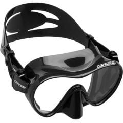 Cressi F1 Frameless Dalış Maskesi BLACK-BLACK - YETİŞKİN