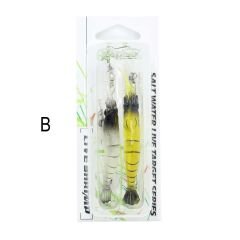Captain 3063 Silikon Karides Takım 10cm Suni Yem 2li Set