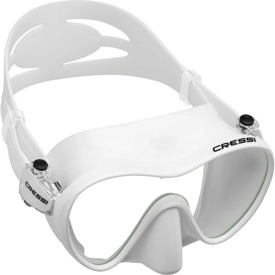Cressi F1 Frameless Dalış Maskesi WHITE-WHITE - YETİŞKİN