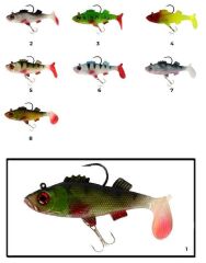 Captain 3549 Bebeto Soft 10cm Levrek Silikonu Suni Balık 1