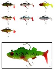 Captain 3549 Bebeto Soft 10cm Levrek Silikonu Suni Balık 3