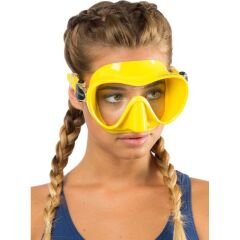 Cressi F1 Frameless Dalış Maskesi YELLOW-YELLOW - ÇOCUK