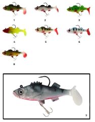 Captain 3549 Bebeto Soft 10cm Levrek Silikonu Suni Balık 7
