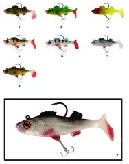 Captain 3549 Bebeto Soft 10cm Levrek Silikonu Suni Balık 2