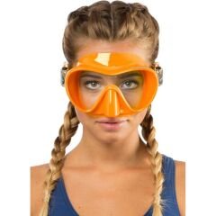 Cressi F1 Frameless Dalış Maskesi ORANGE - YETİŞKİN