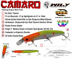 Wily Camaro 13 cm Maket Balık 21 gr (0-1M) 14
