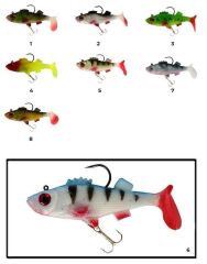 Captain 3549 Bebeto Soft 10cm Levrek Silikonu Suni Balık 6