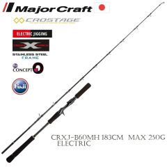 Major Craft Crostage CRXJ-B60MH /DENDOU Electric Tetikli Jigging Kamış 183cm Max 250g(S2P)