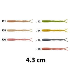 Ecogear Aqua - Katsu Aji Komushi 1.7'' 4.3cm 18 Adet LRF Silikonu