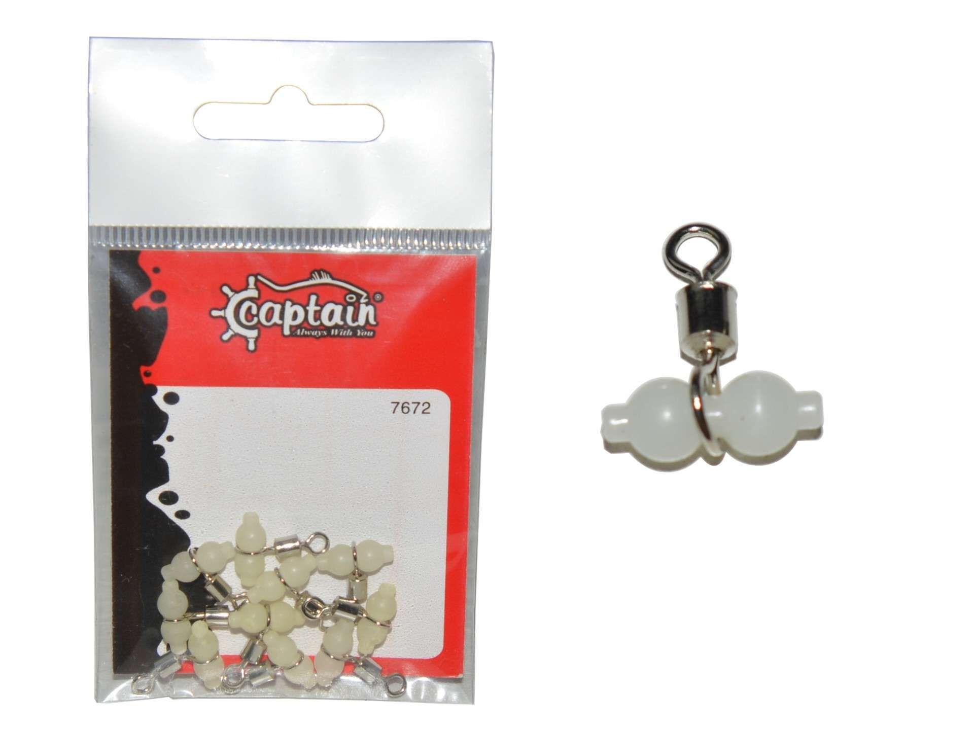 Captain Çift Boncuklu Hazır Takım Fırdöndüsü 10lu Paket Standart - L