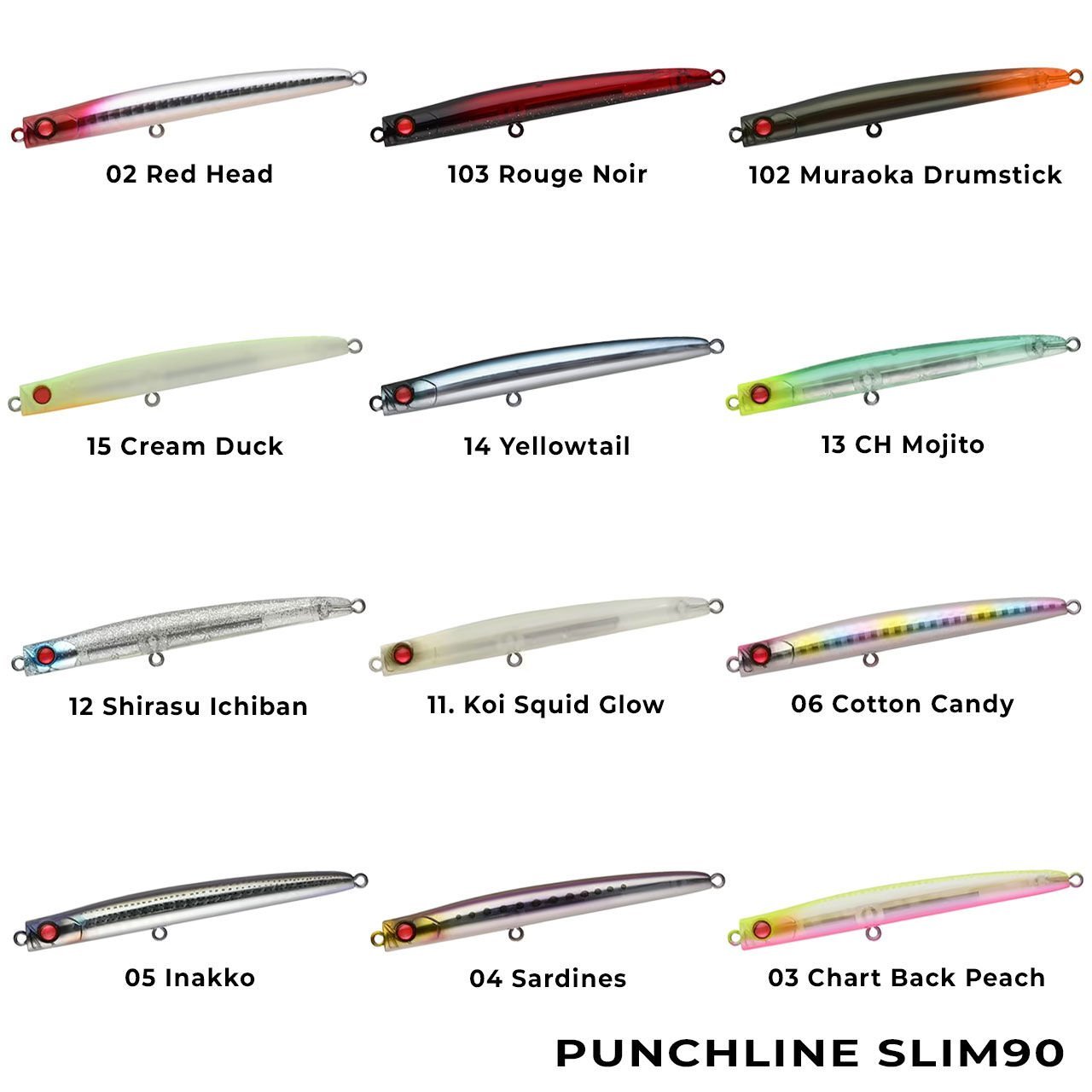 Apia Punch Line Slim 90S 90mm 12gr Sinking Maket Balık