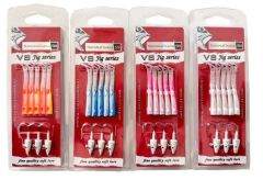 NaniwaOsakaShi V8 Jig Series 8cm 5.5gr Silikon Yem Silver Pearl