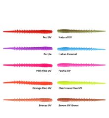Fujin Bio Worm 6cm Floating Sıvılı Kokulu LRF Silikonu Red UV