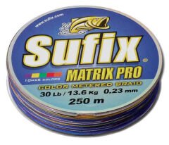 Sufix Matrix Pro İp Misina MULTICOLOR - 0.30MM - 250MT - 27KG