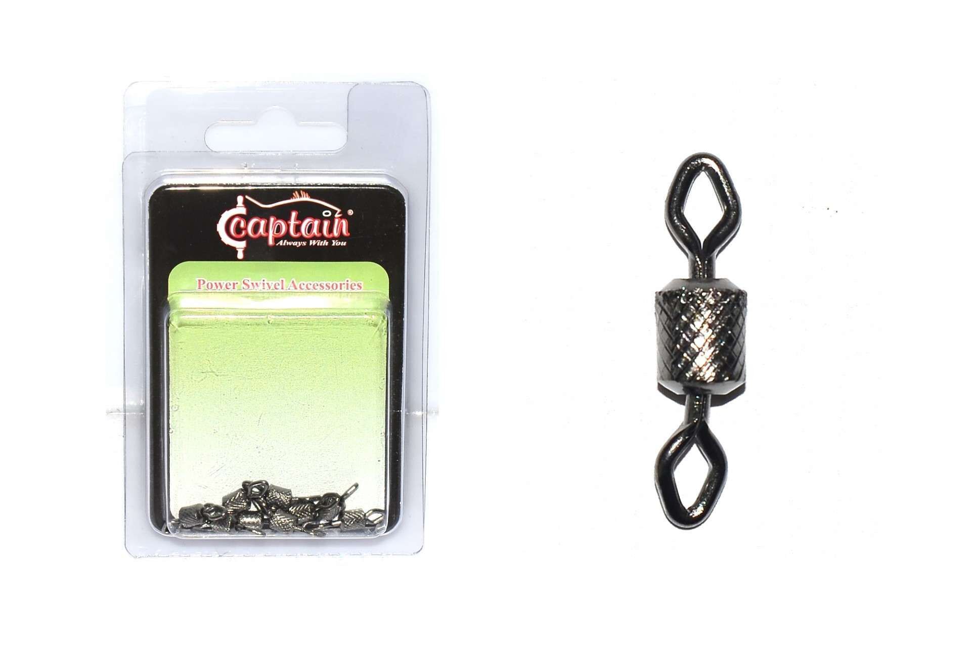 Captain 5005 Elmas Gözlü Fırdöndü 10lu Paket Black Nikel Standart - 1-0