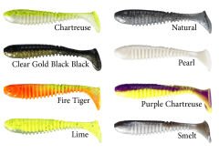 Berkley Flex Rib Shad Sahte Balığı LIME - 9CM-75LI