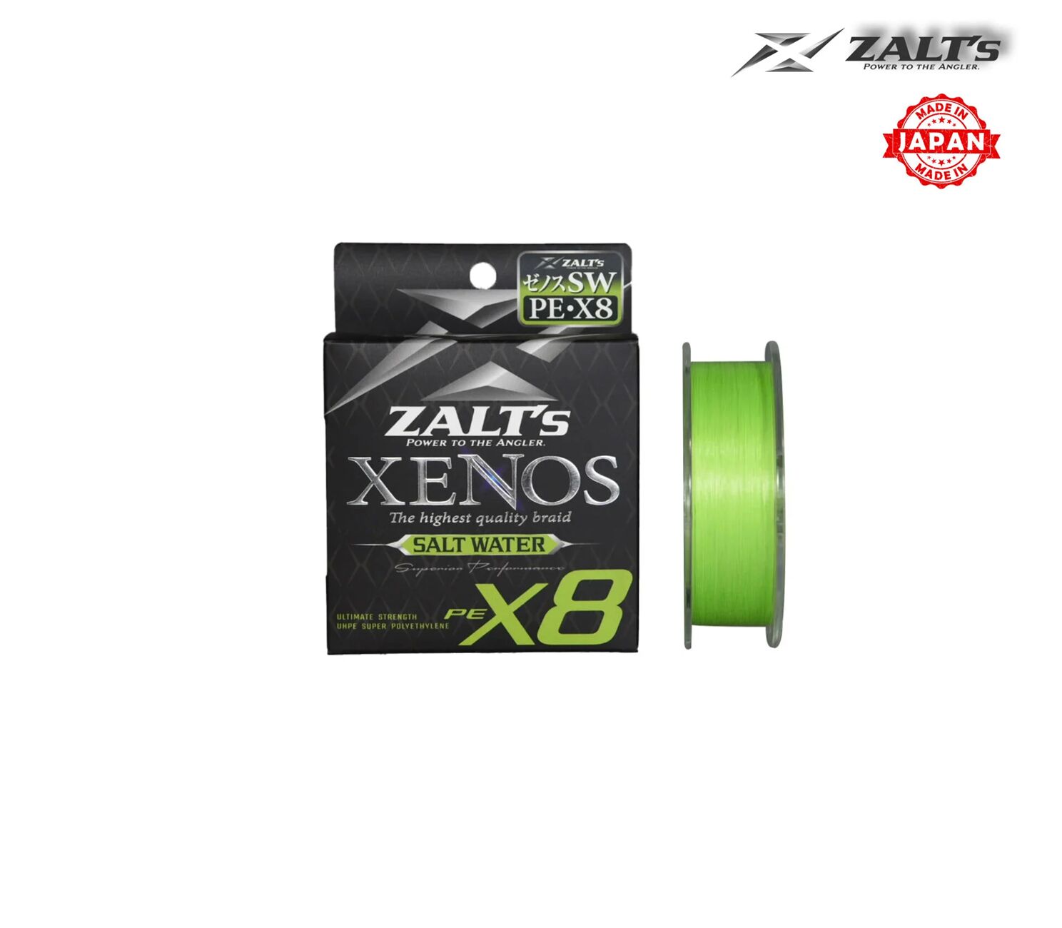 LINESYSTEM ZALT'S XENOS X8 SW 150M GREEN 0,8 PE (0,15 MM)
