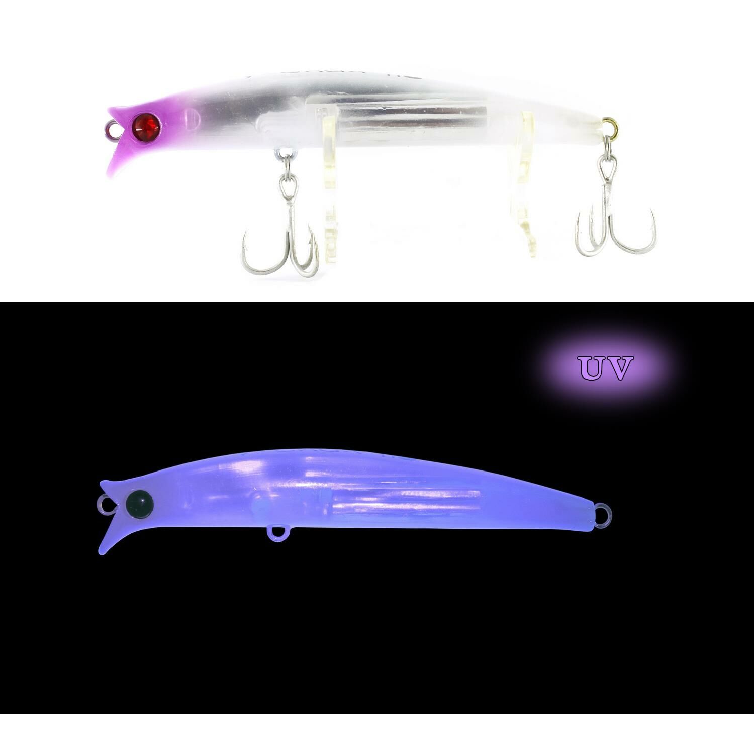 Ege Fish V Gaga 92mm 15.5 Gr Maket Balık 03 Mor Yanak